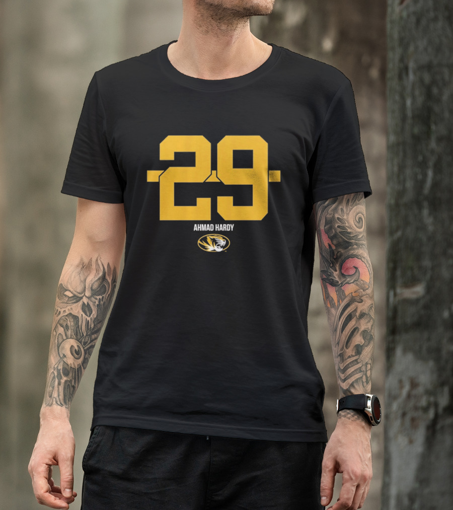 Ahmad Hardy 29 Missouri Tigers NCAA Football T-Shirt