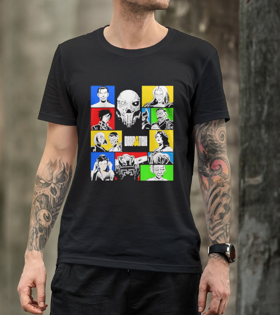 Blizzard Entertainment Over Hero Ensemble Characters T-Shirt