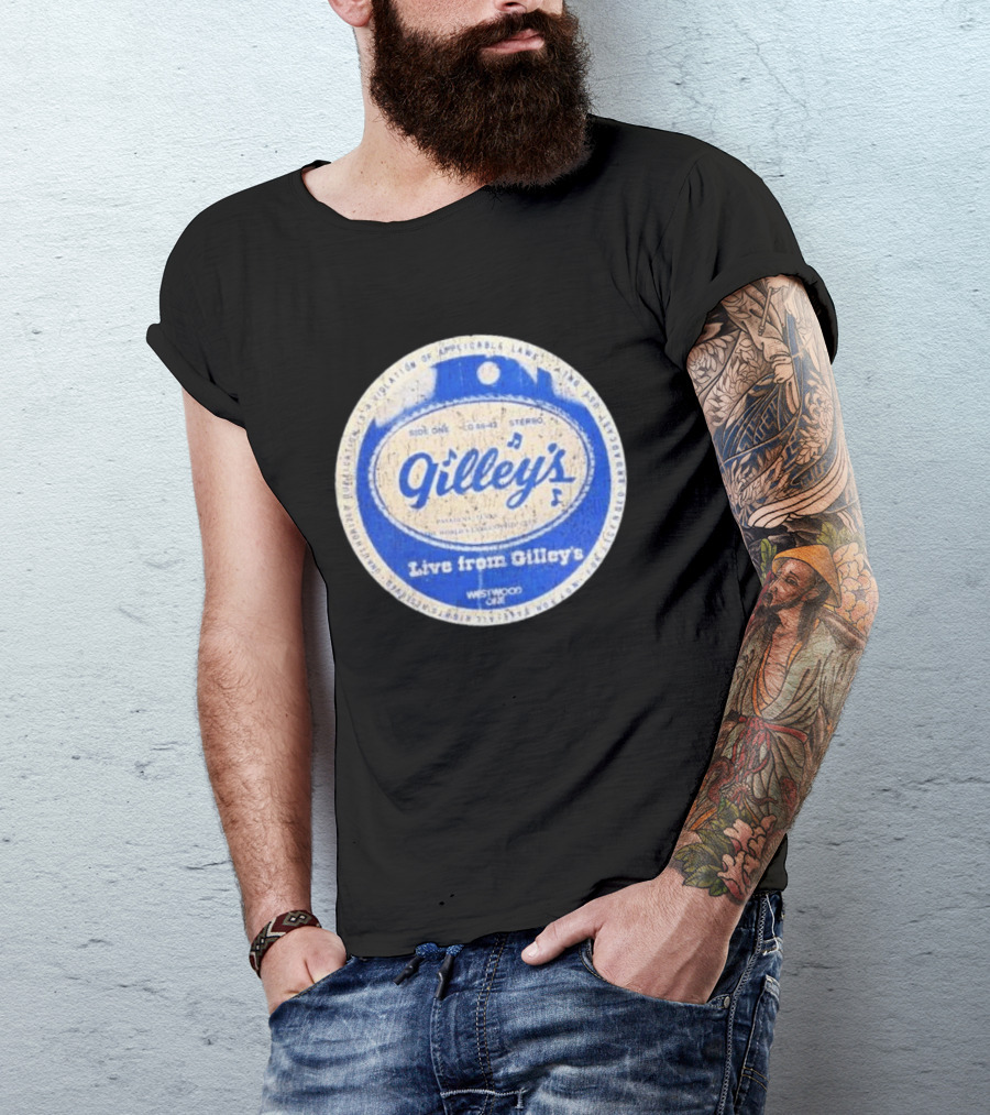 Live From Gilley's Pasadena Texas Side One LC 8642 Stereo Westwood One Nite Club T-Shirt