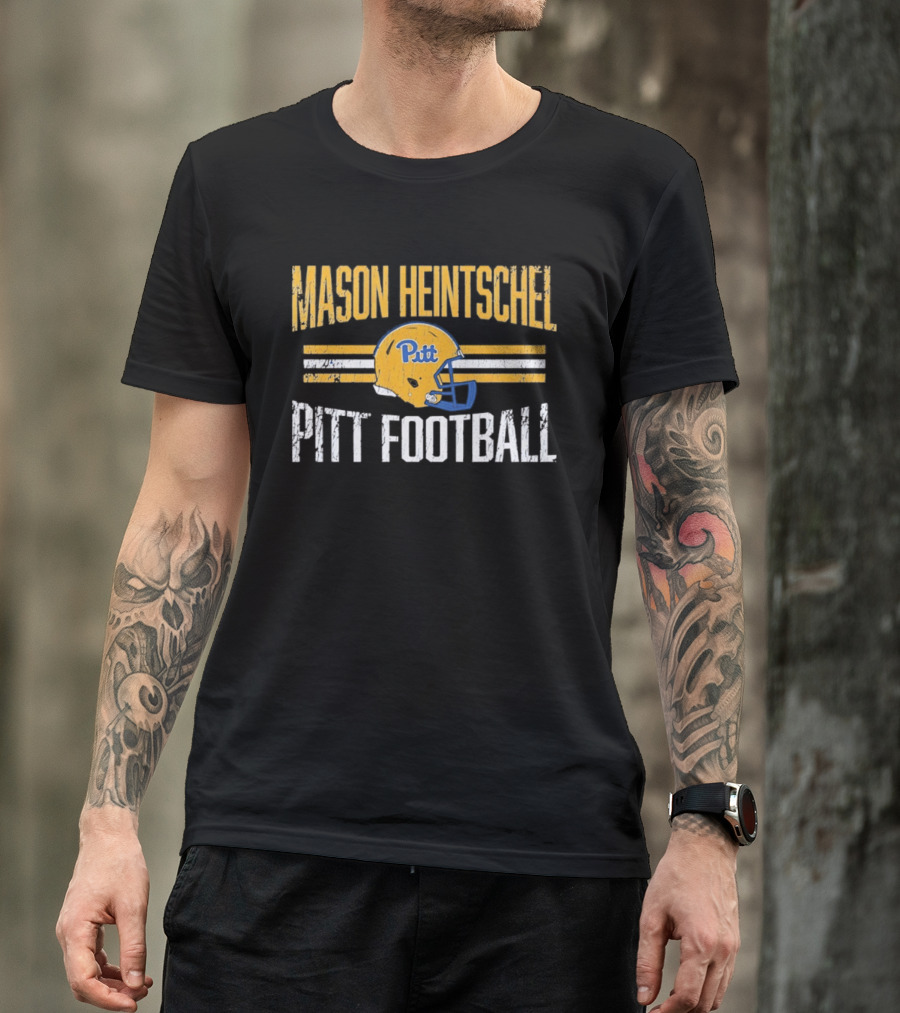 Mason Heintschel Pitt Football Panthers NCAA Helmet T-Shirt