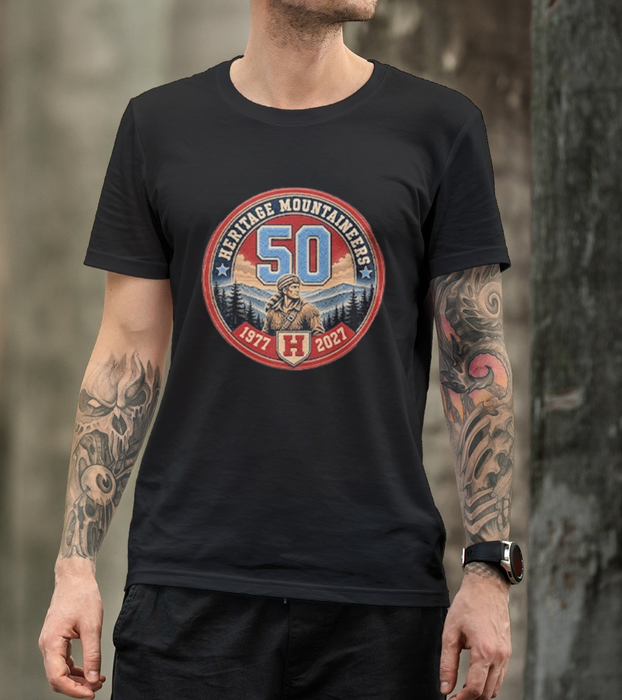 Heritage Mountaineers 50 1977 2027 Anniversary T-Shirt