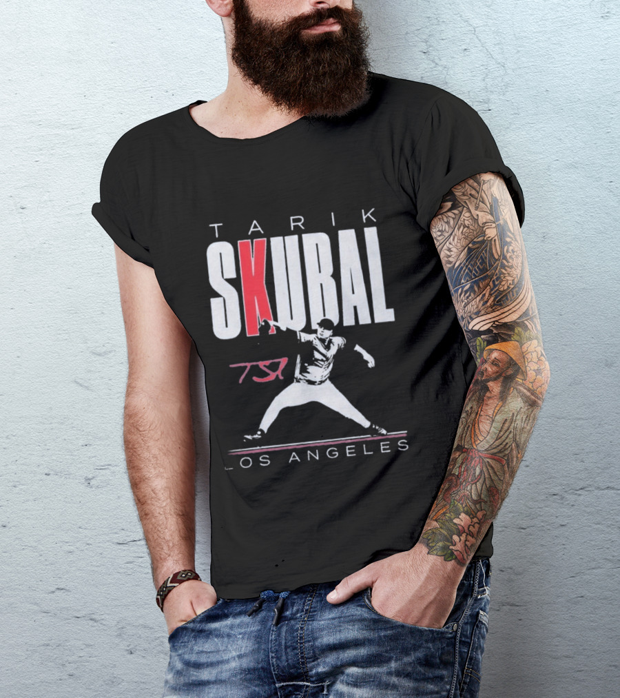 Tarik Skubal Los Angeles Dodgers Pitcher Graphic 27 T-Shirt