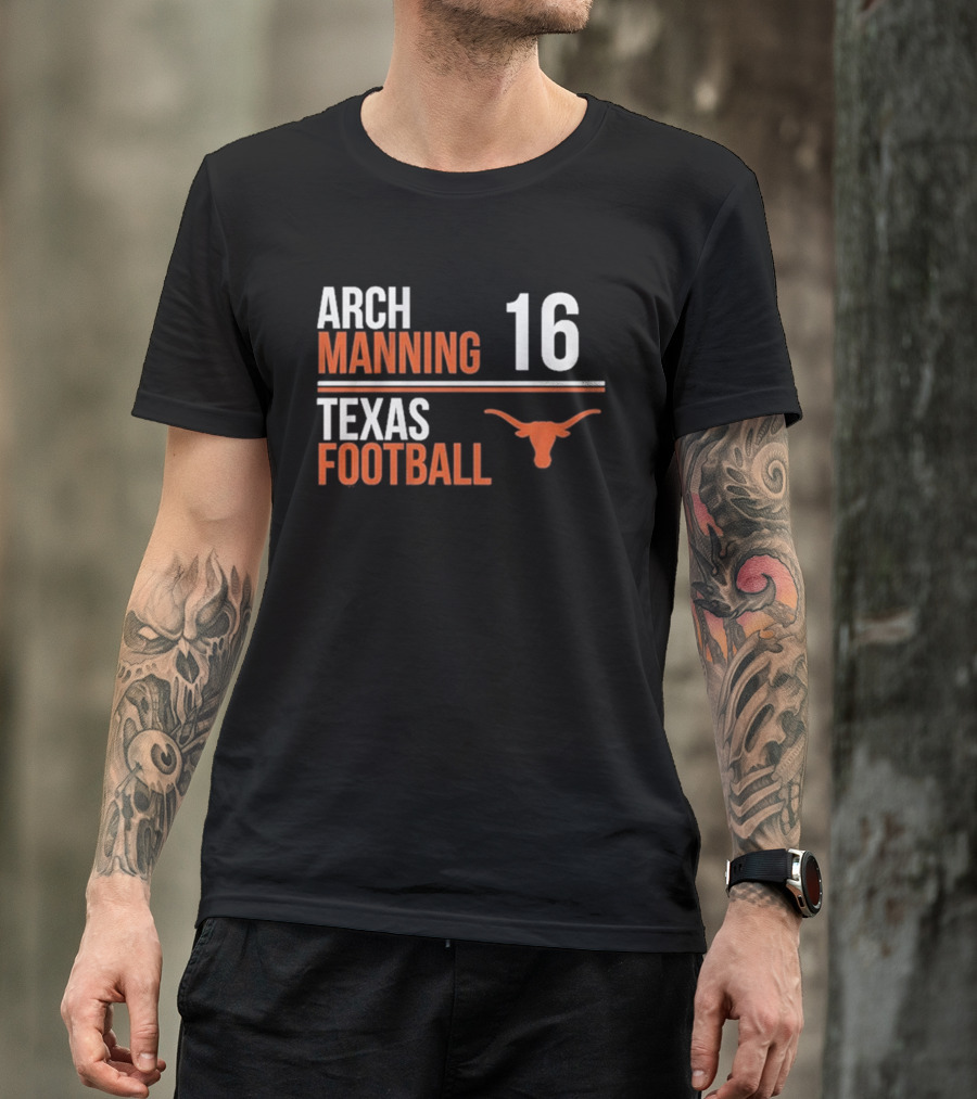 Arch Manning 16 Texas Longhorns Football T-Shirt
