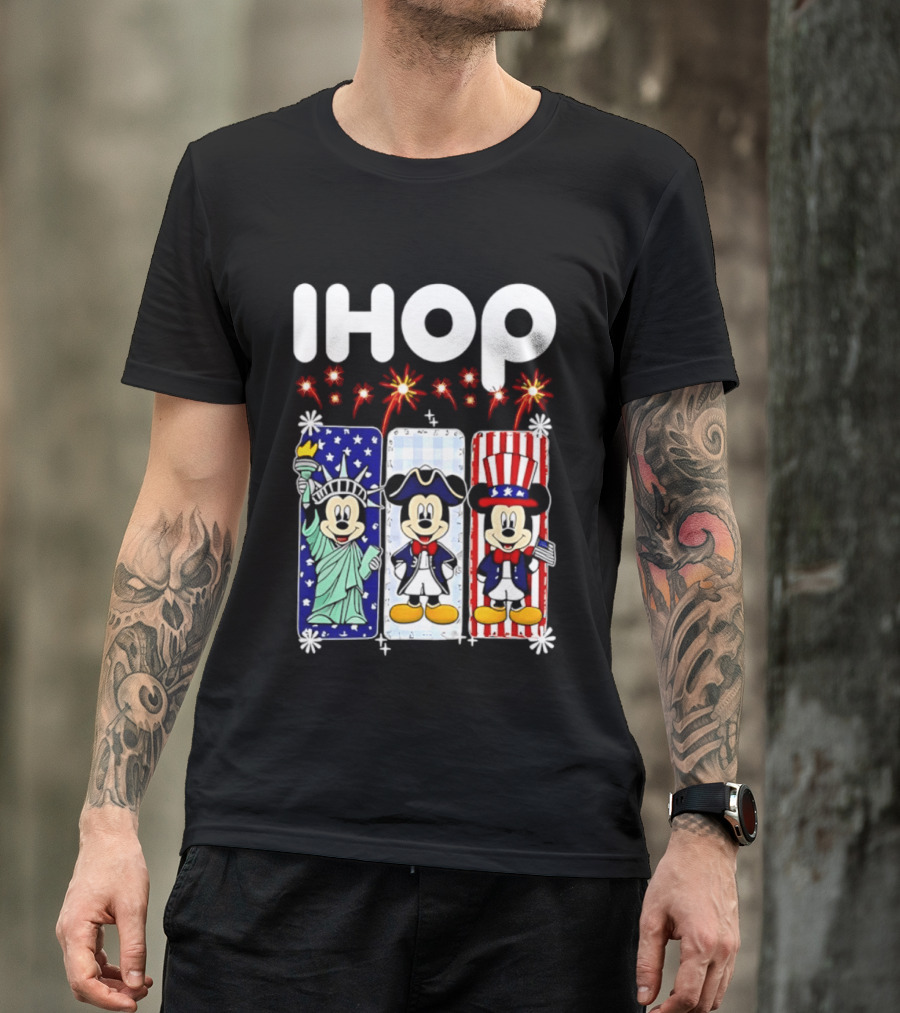 IHOP Mickey Mouse America 250th Anniversary Celebration T-Shirt