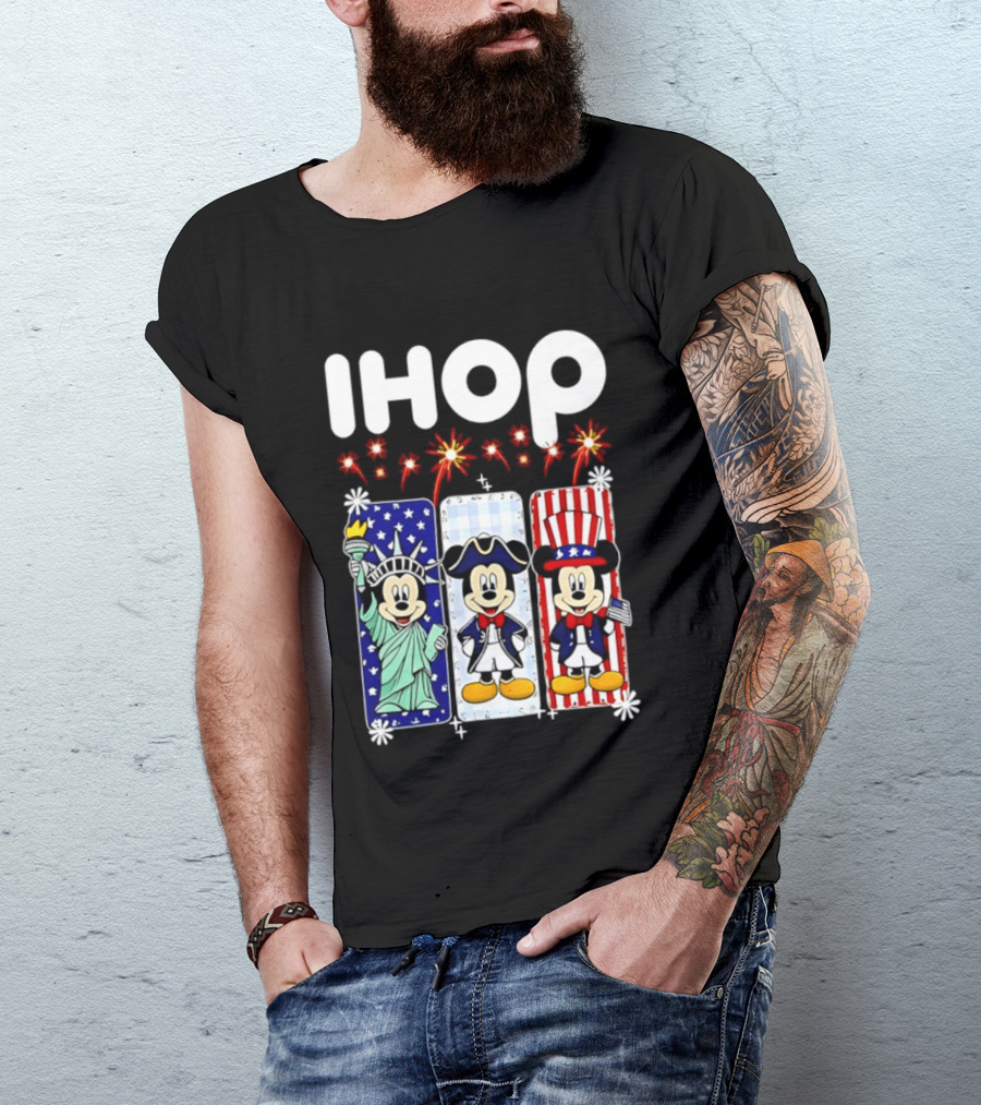 IHOP Mickey Mouse America 250th Anniversary Celebration T-Shirt