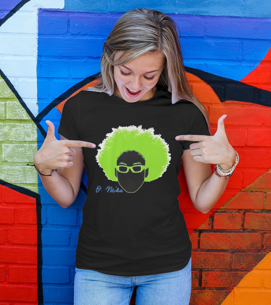 Olivia Miles Minnesota Lynx 2026 WNBA Green Afro And Glasses T-Shirt