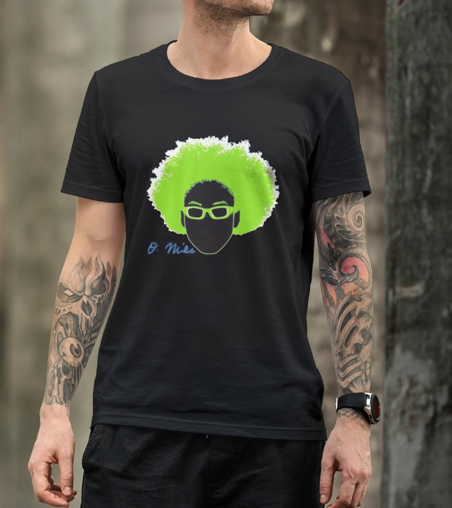 Olivia Miles Minnesota Lynx 2026 WNBA Green Afro And Glasses T-Shirt