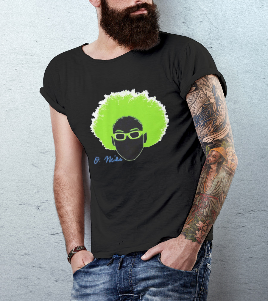 Olivia Miles Minnesota Lynx 2026 WNBA Green Afro And Glasses T-Shirt