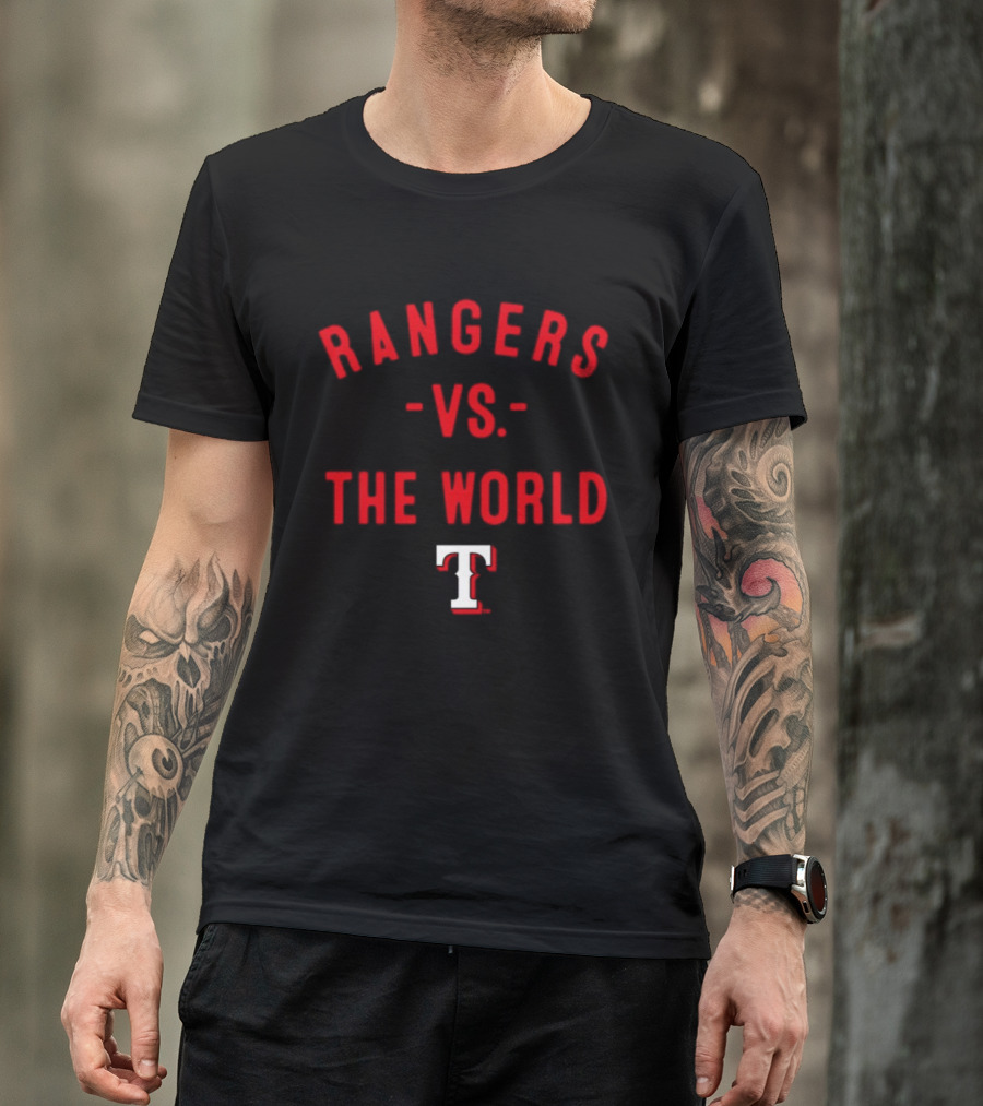 Texas Rangers Vs The World Baseball 2026 Season T-Shirt