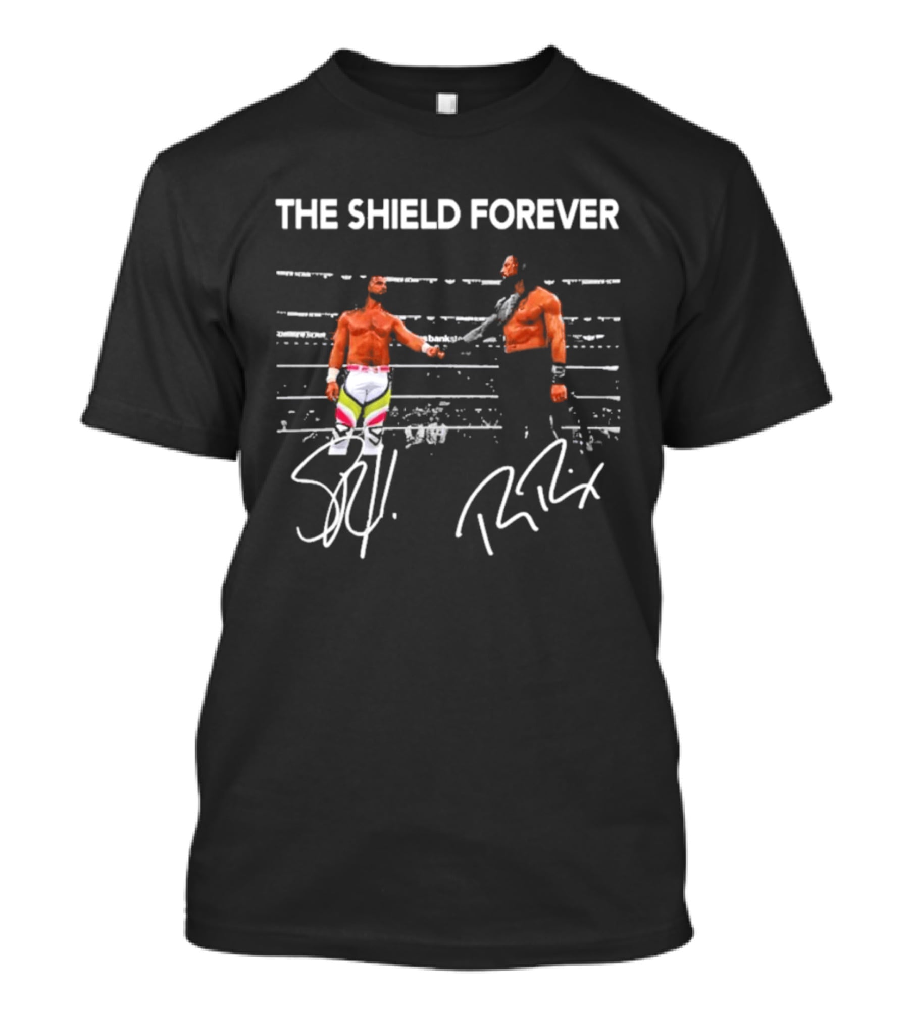 The Shield Forever Roman Reigns Seth Rollins Iconic Wrestling Partnership T-Shirt