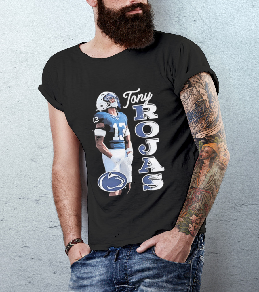 Tony Rojas Nittany Lions Football 13 2026 Big Ten Media Days T-Shirt