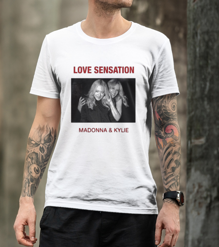 Madonna Kylie Love Sensation 2026 Remix T-Shirt
