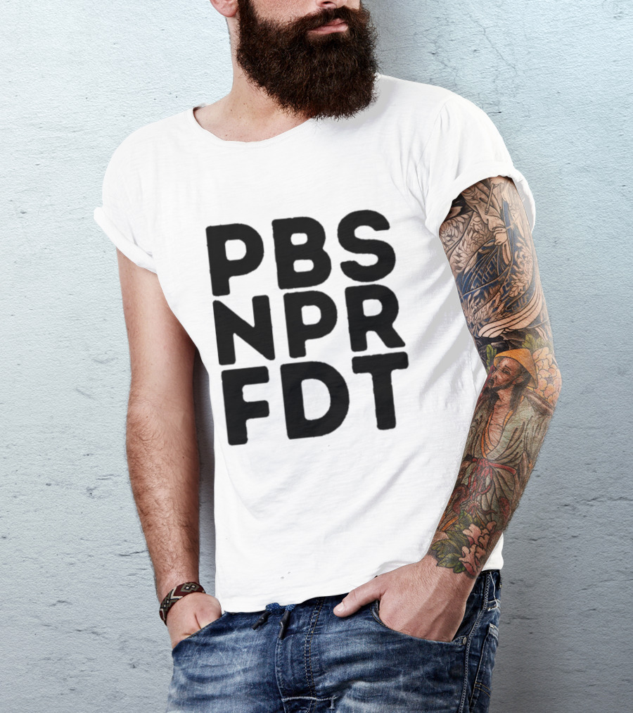 PBS NPR FDT Bold Alphabet Blocks T-Shirt