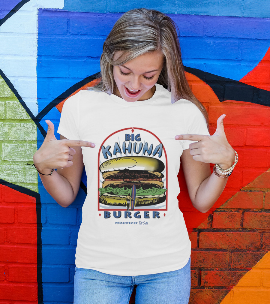 Big Kahuna Burger Fat Sal's Surfing Sandwich Arch T-Shirt