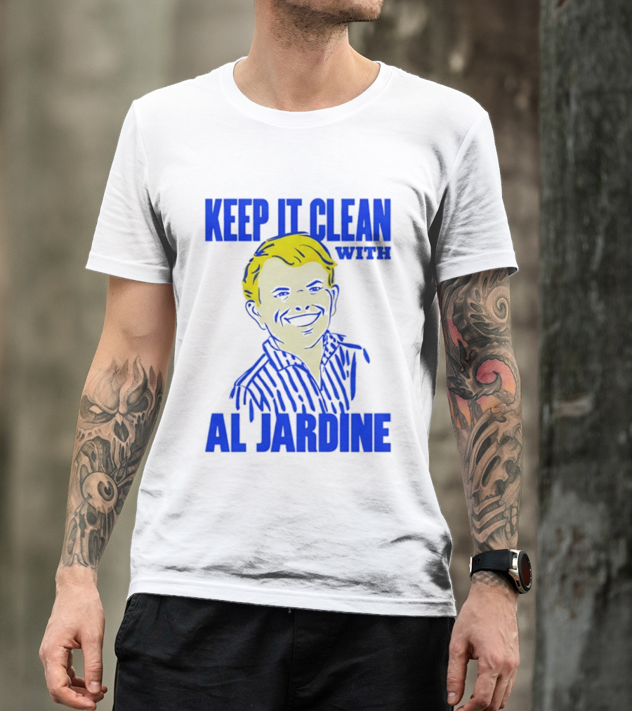 Keep It Clean With Al Jardine Blue Yellow T-Shirt