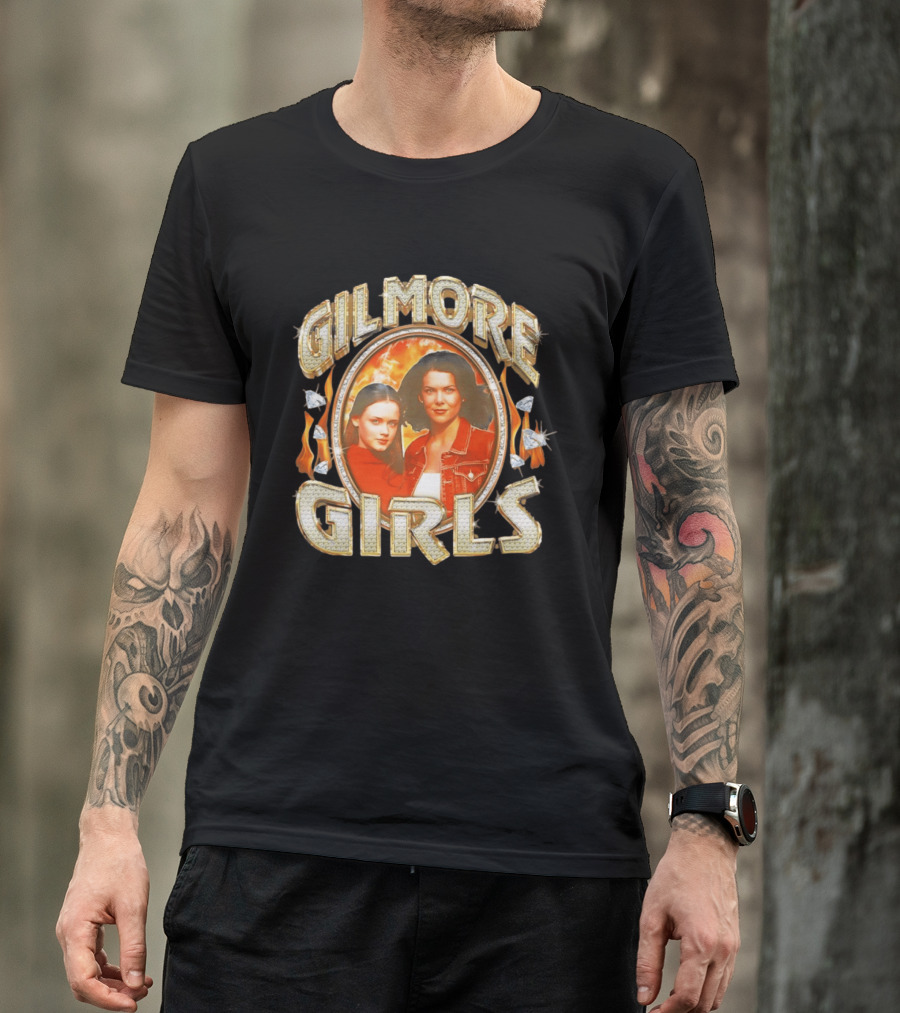 Gilmore Girls Flame Diamond 90s Bootleg T-Shirt