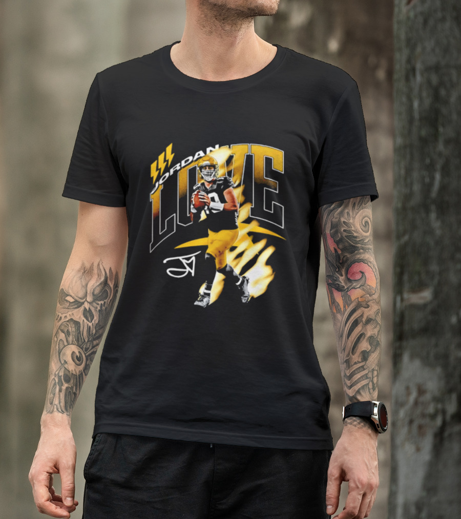 Jordan Love Green Bay Packers 10 Football Star Player Number 10 T-Shirt