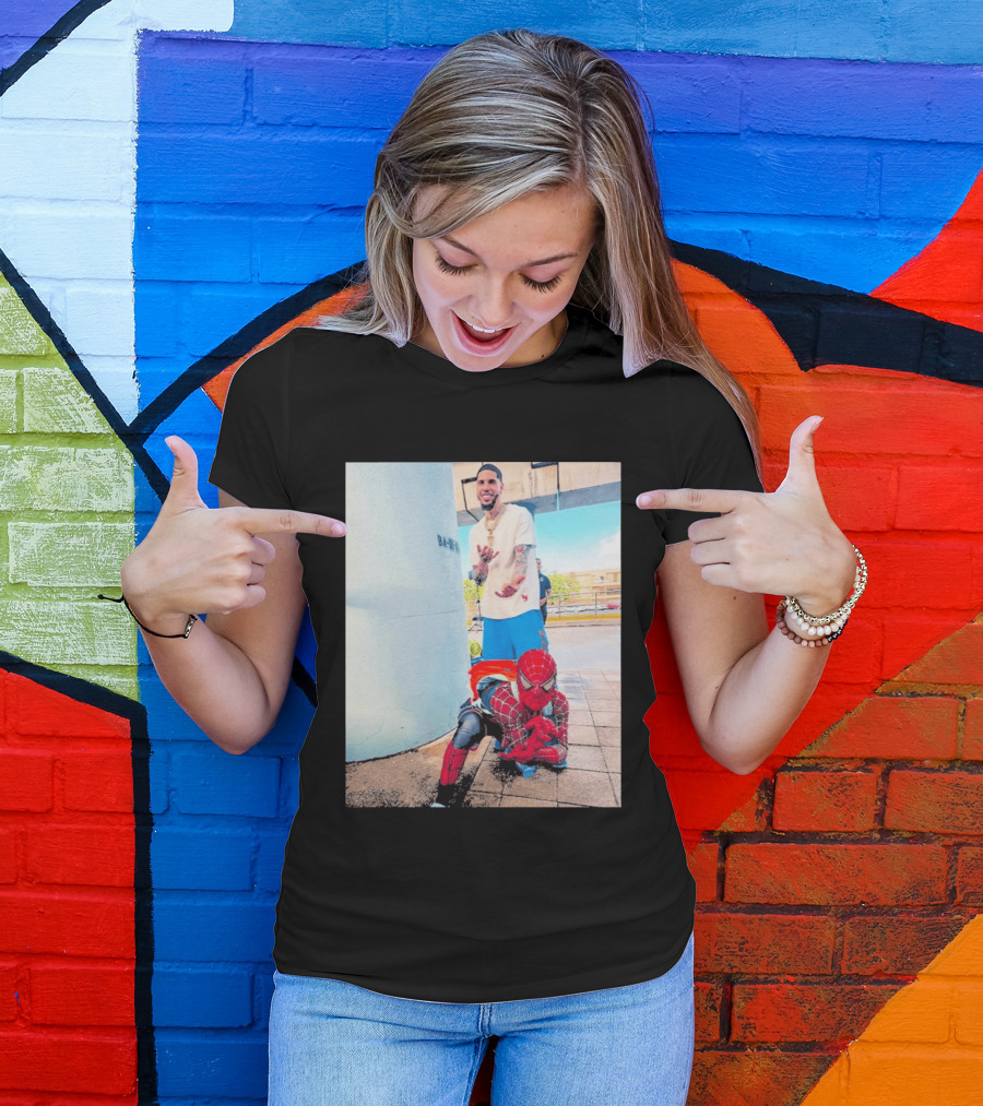 BA MO LaMelo Ball Spider Man T-Shirt