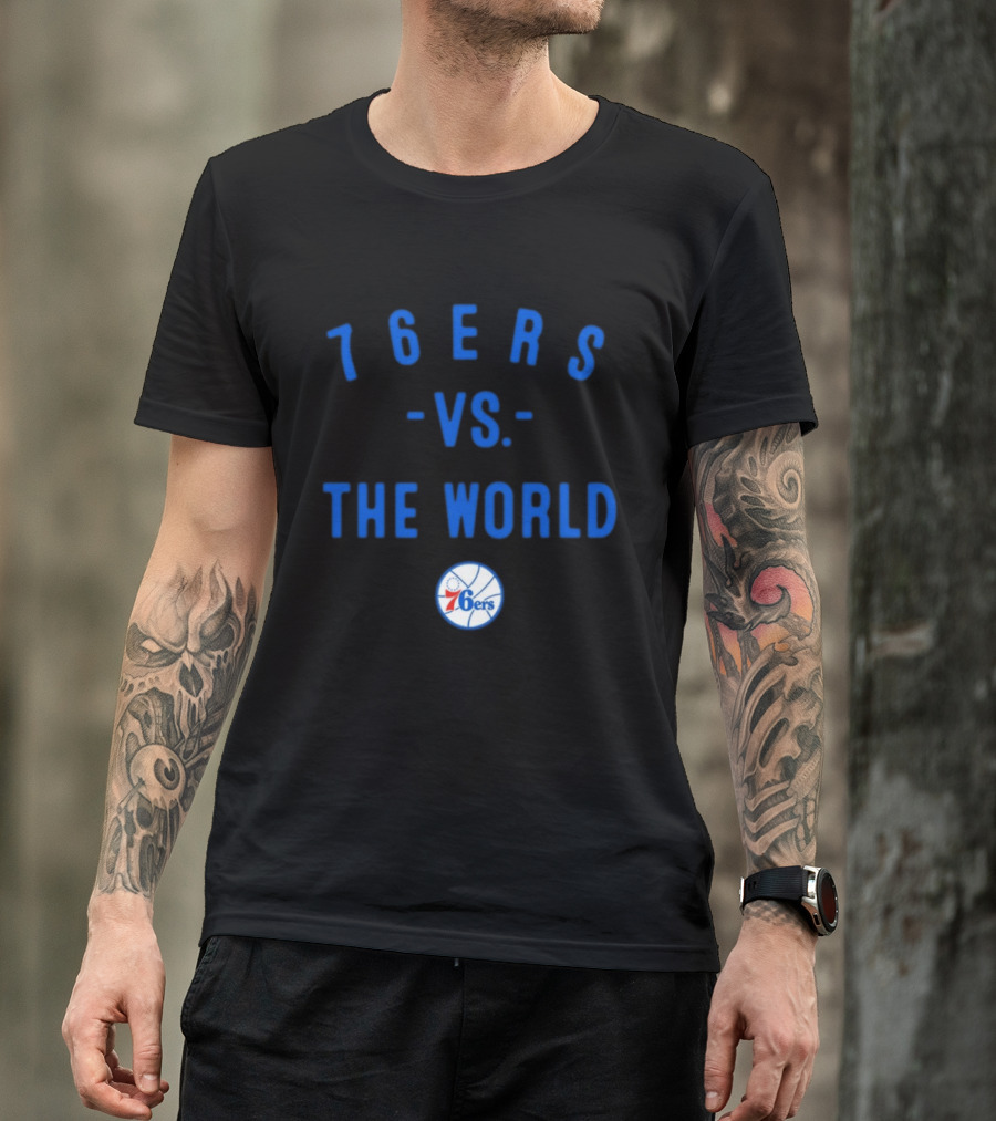 Philadelphia 76ers Vs The World NBA 2026 Basketball Team Spirit T-Shirt