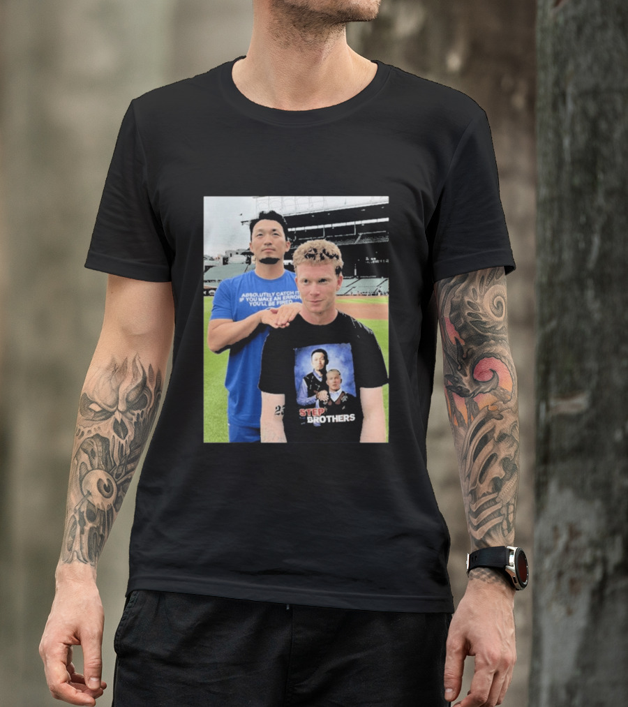 Seiya Suzuki Pete Crow Armstrong Step Brothers Baseball Humor T-Shirt
