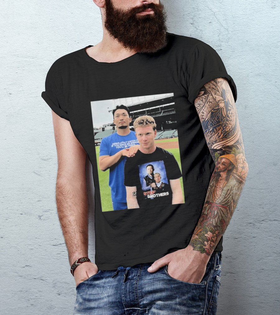 Seiya Suzuki Pete Crow Armstrong Step Brothers Baseball Humor T-Shirt