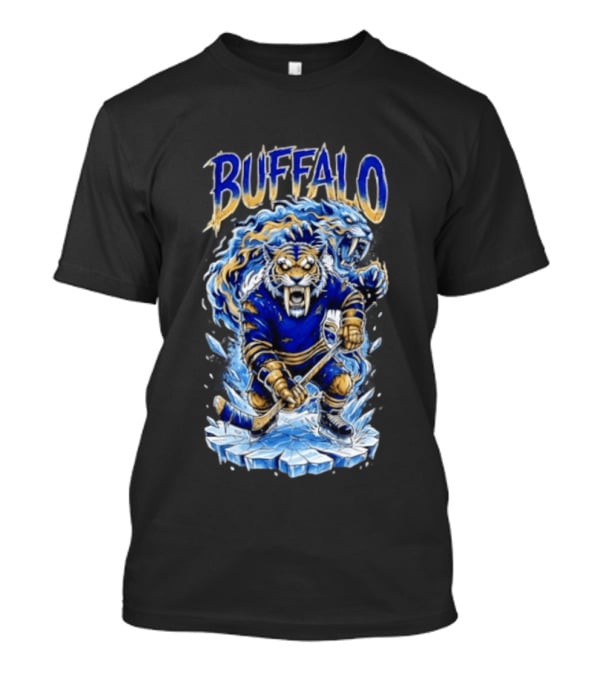 Buffalo Sabres Sabretooth Ice Hockey Tiger Mascot Buffalo Sabres T-Shirt