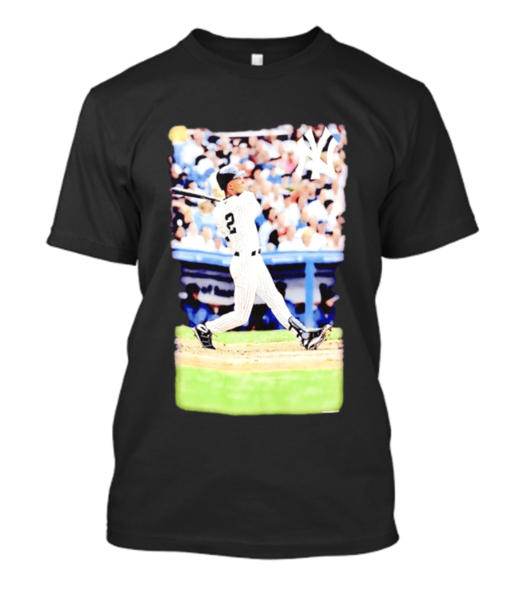 Derek Jeter New York Yankees Legendary Swing Moment T-Shirt