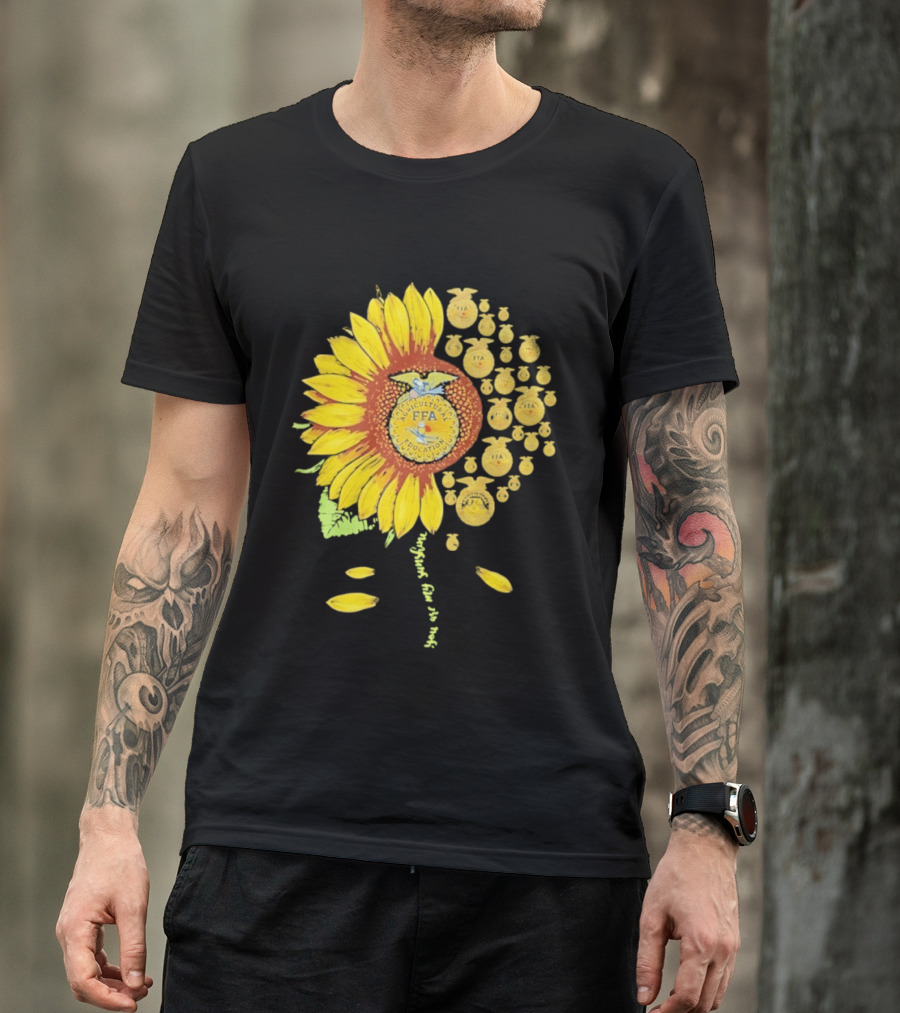 You Are My Sunshine FFA Sunflower Emblem Agricultural Education T-Shirt