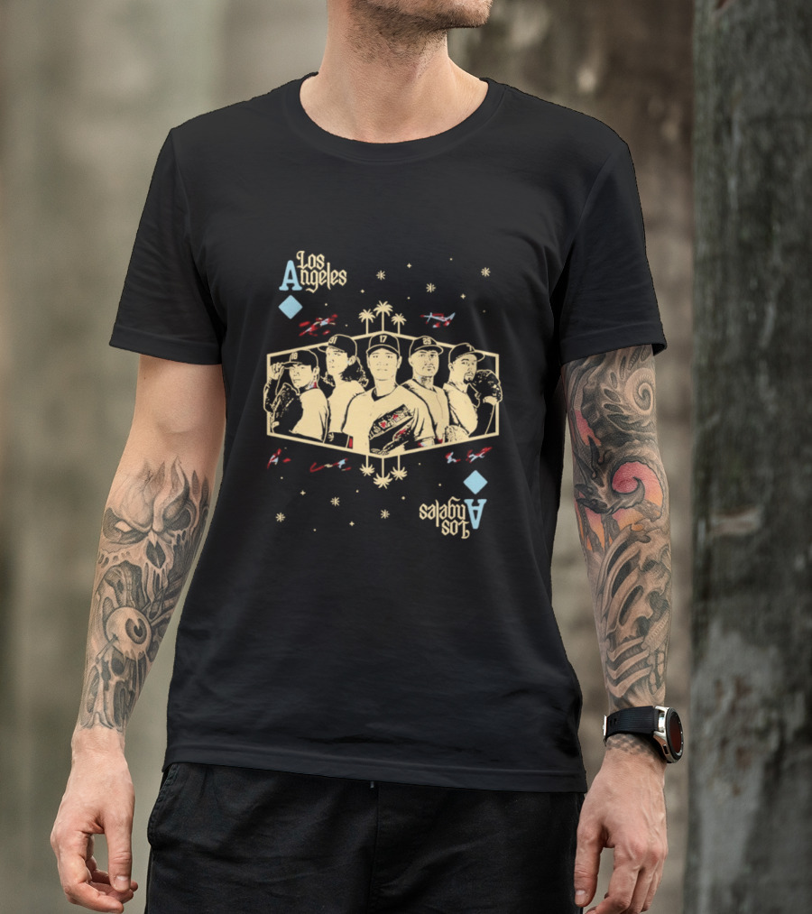 Los Angeles Dodgers Aces 2026 MLB Season Signatures T-Shirt