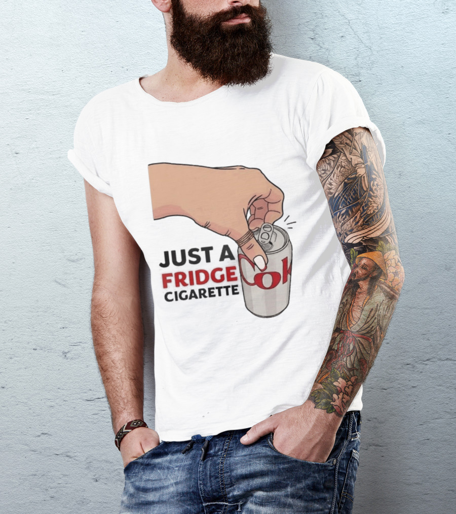 Just A Fridge Cigarette Coke Pop Art Can T-Shirt