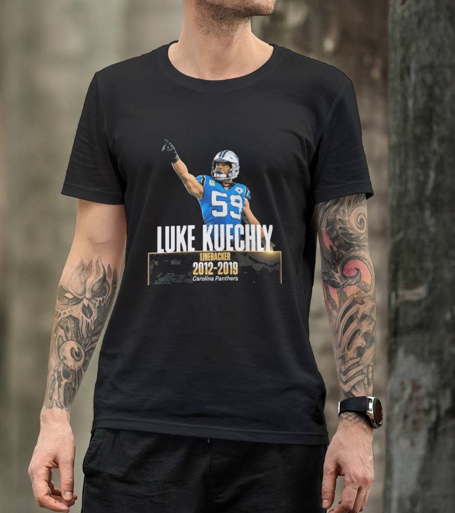 Luke Kuechly Carolina Panthers Linebacker 2012 2019 T-Shirt