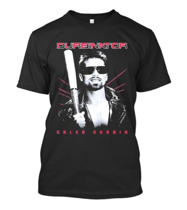 Durbinator Caleb Durbin Boston Red Sox Baseball Player With Bat T-Shirt