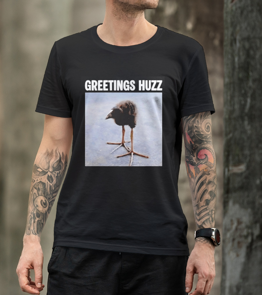 Greetings Huzz Bird Funny Meme Photo T-Shirt