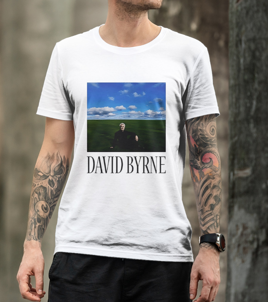 David Byrne Windows Wallpaper Meme T-Shirt