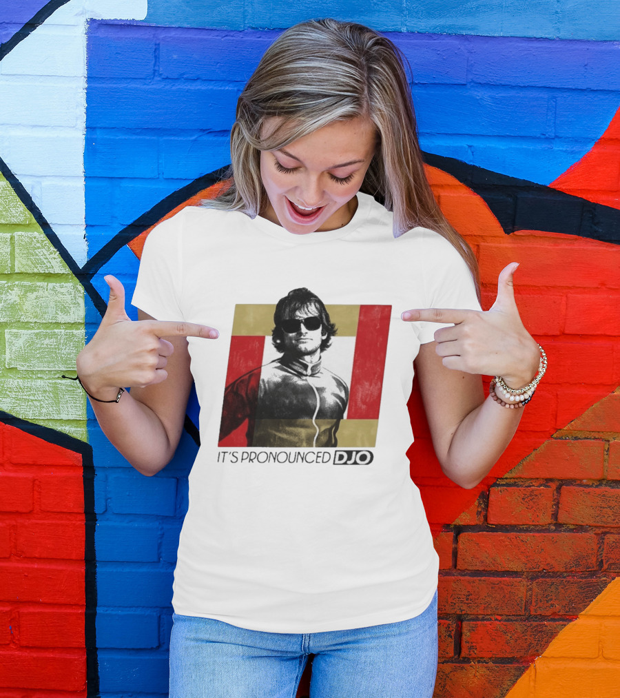 It's Pronounced Djo With Retro Style Sunglasses T-Shirt