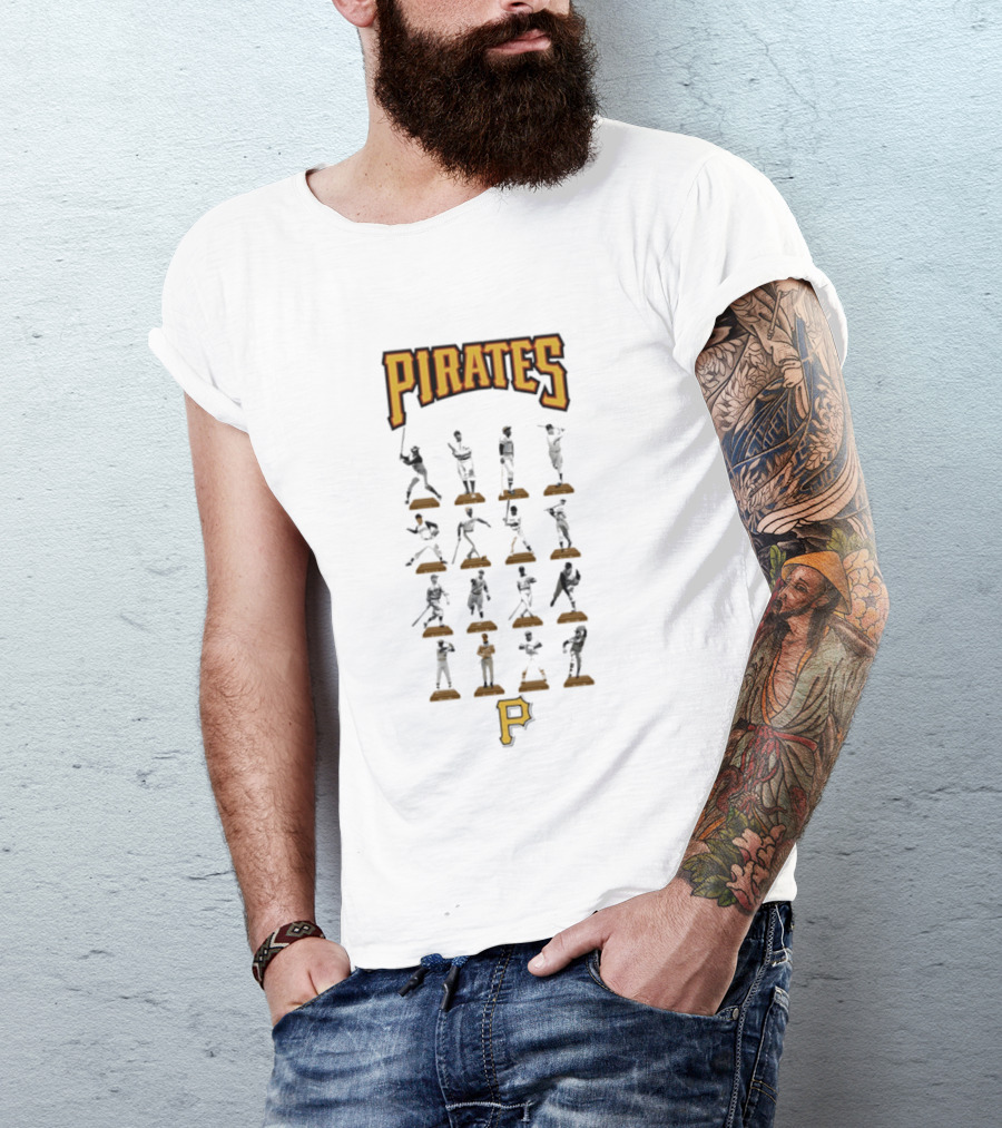 Pittsburgh Pirates Legends Hall Of Fame Baseball Players Iconic Moments T-Shirt