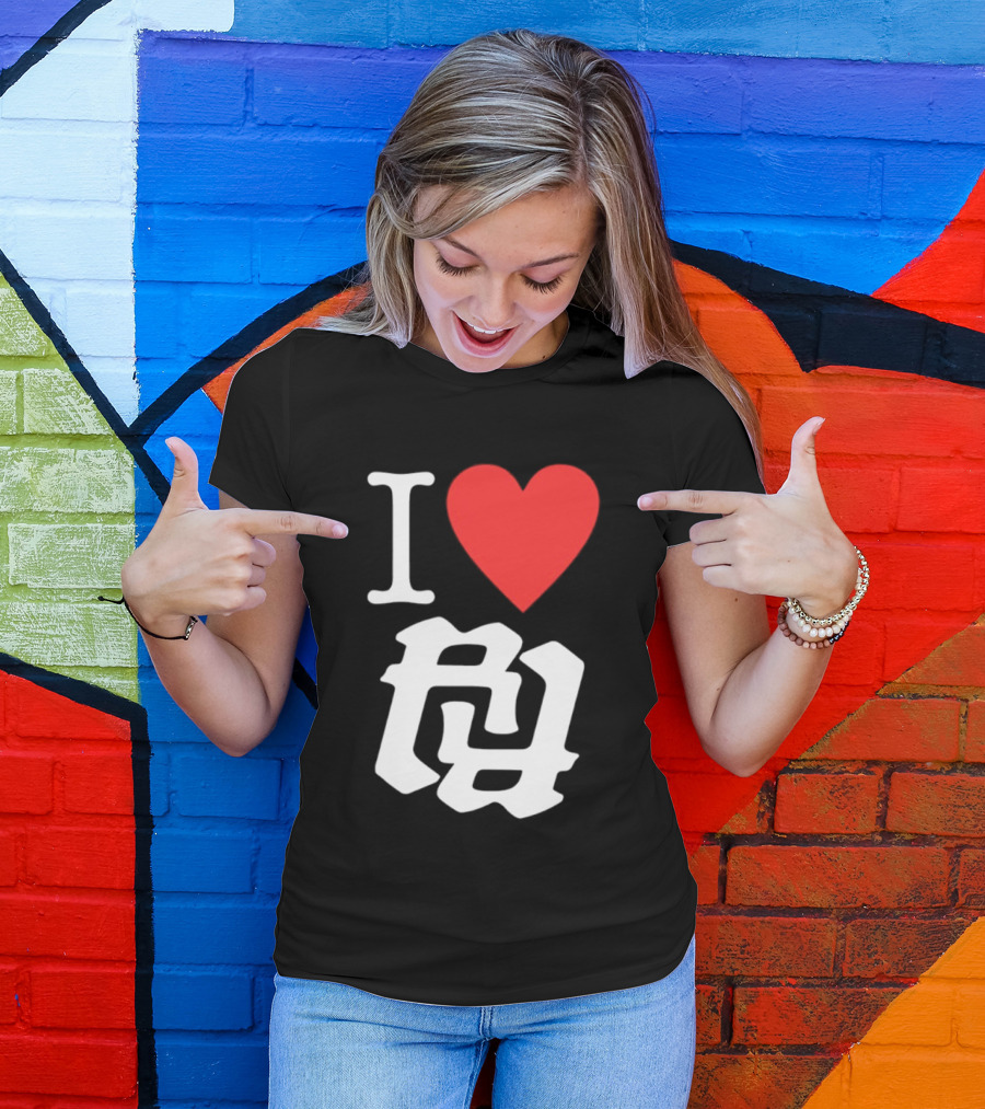 I Heart RR White T-Shirt
