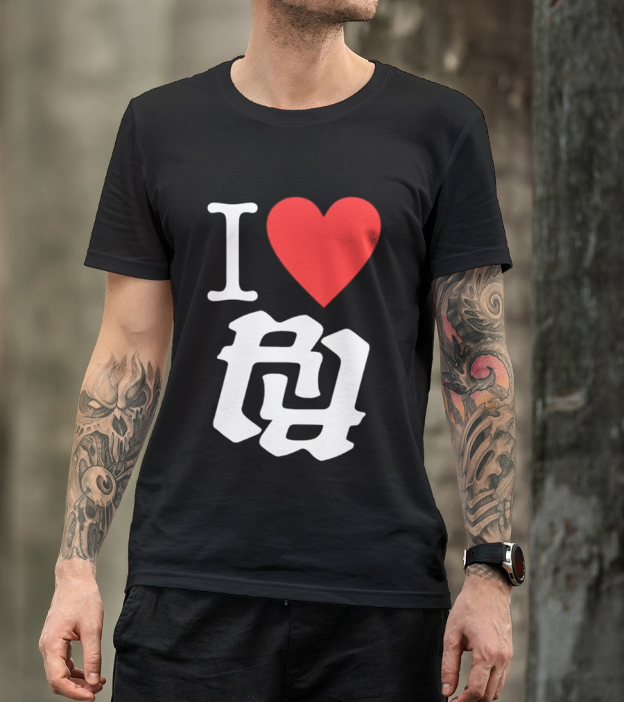 I Heart RR White T-Shirt