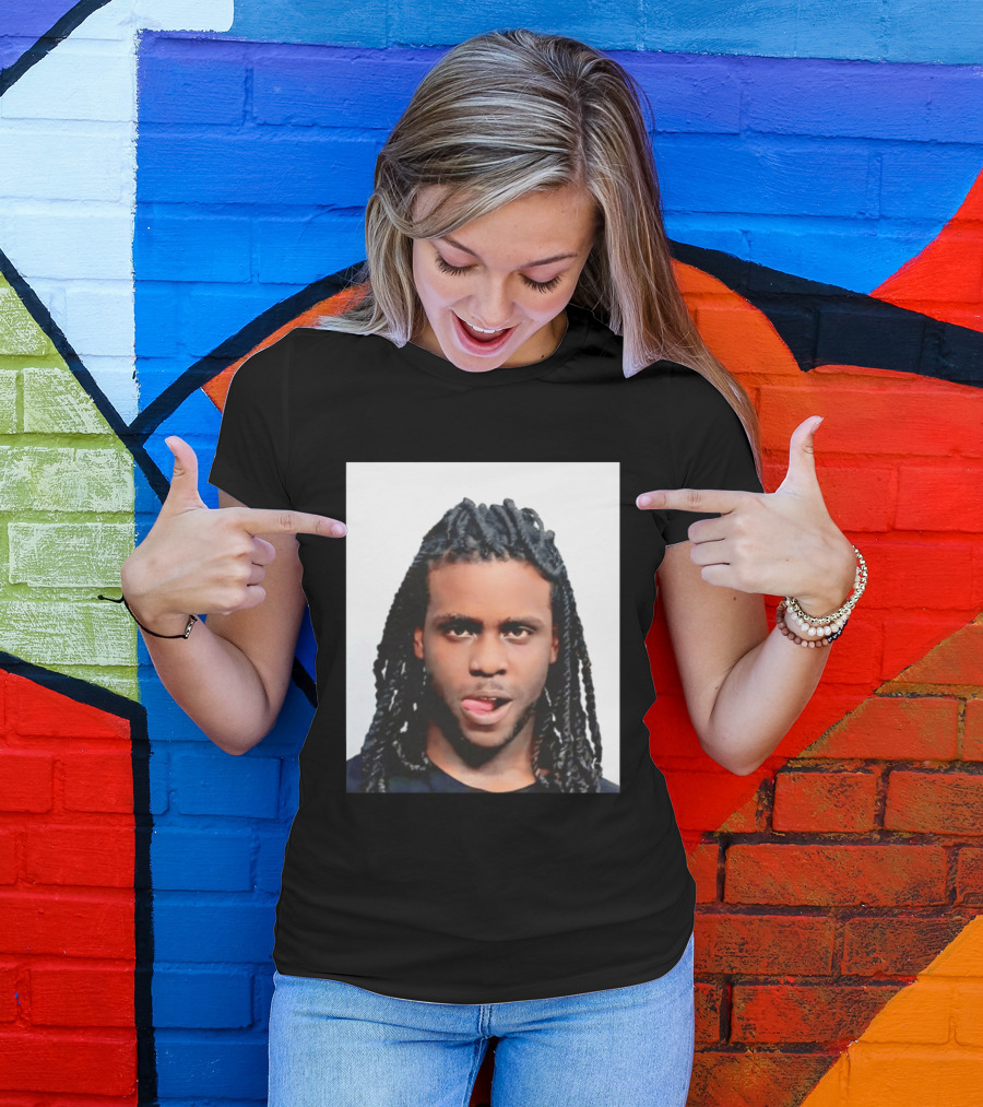 Chief Keef Shot Photo Dreadlocks Tongue Out T-Shirt