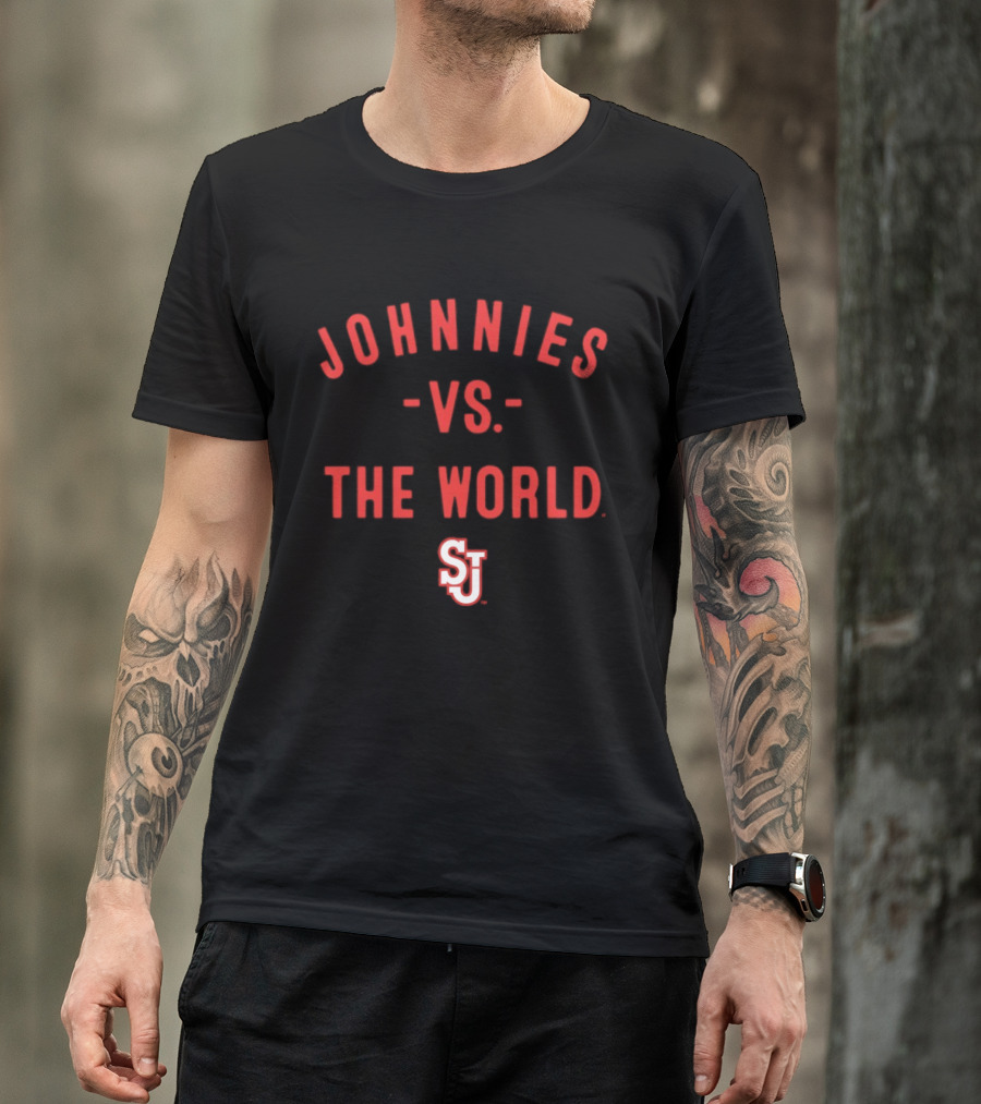 St. John's Red Storm Johnnies Vs The World SJ NCAA 2026 Season T-Shirt