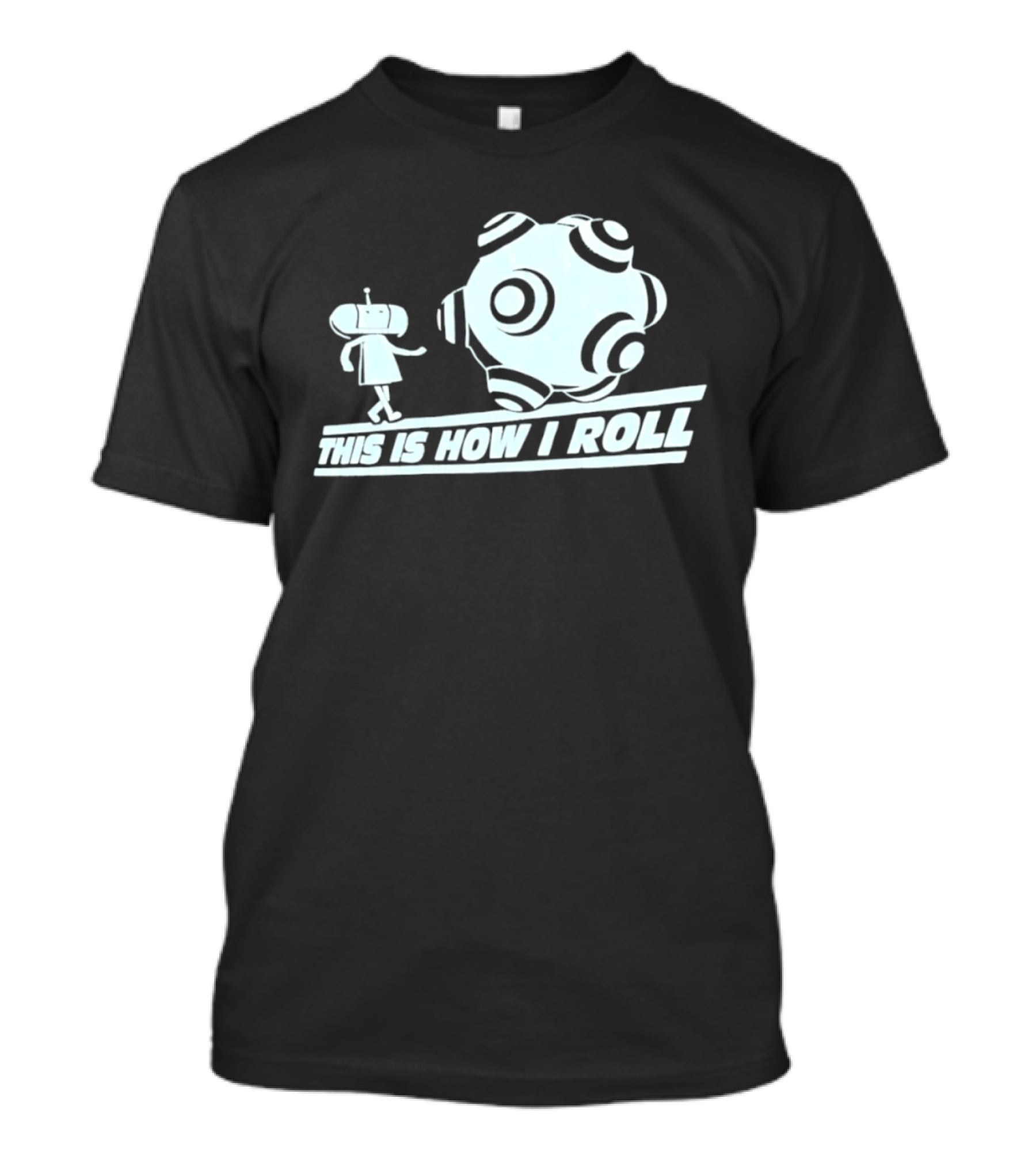 This Is How I Roll Katamari Damacy Character Pushing Ball T-Shirt