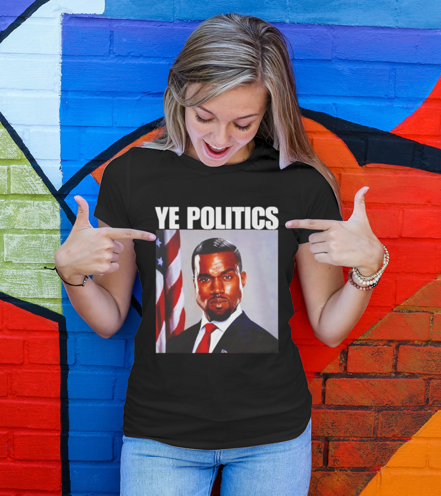 Ye Politics Kanye West American Flag T-Shirt