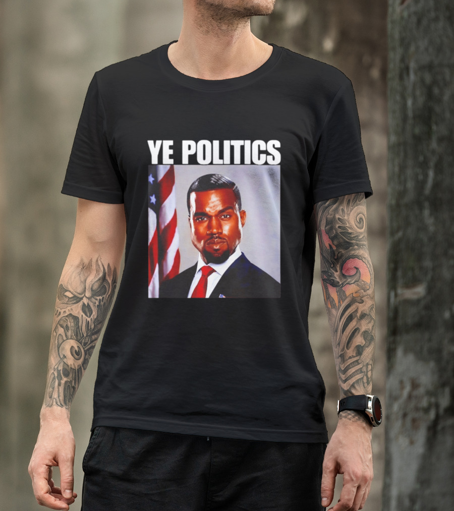 Ye Politics Kanye West American Flag T-Shirt