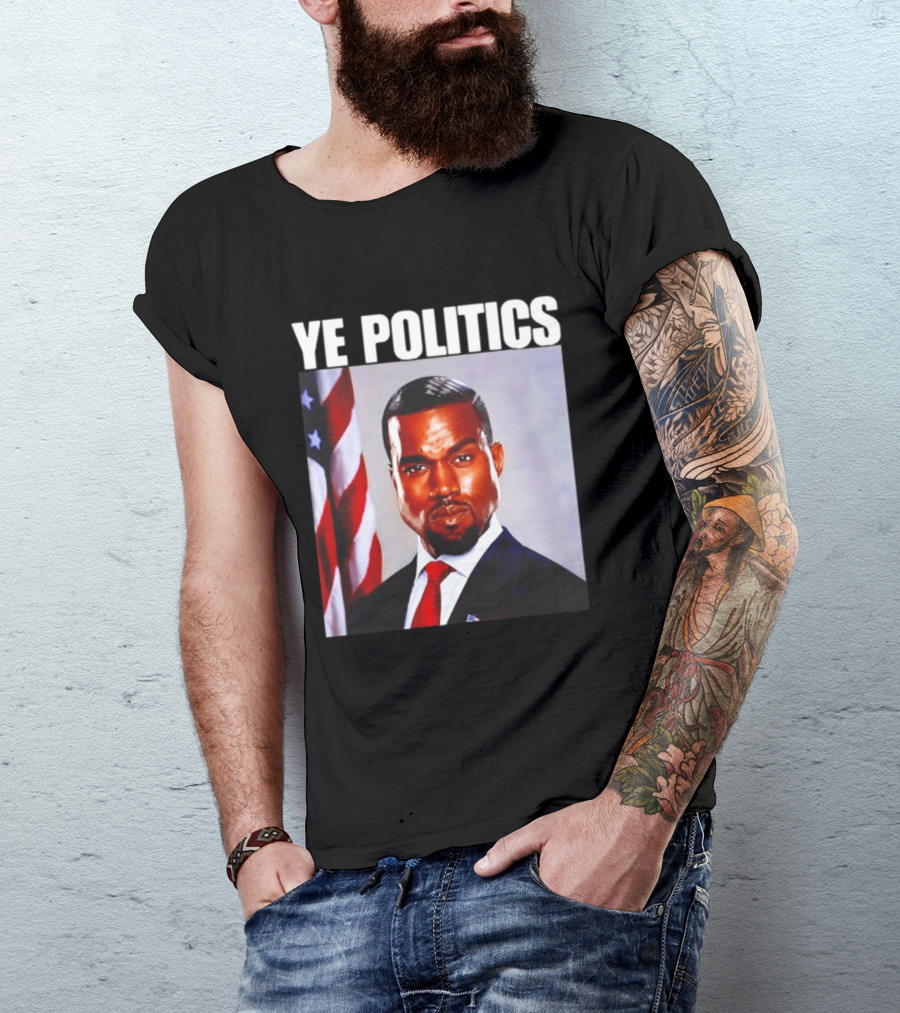 Ye Politics Kanye West American Flag T-Shirt