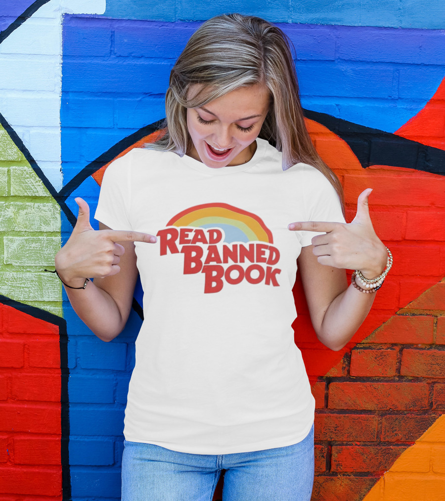Read Banned Book Rainbow T-Shirt