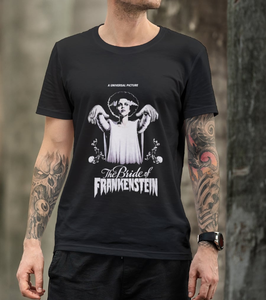 A Universal Picture The Bride Of Frankenstein Purple T-Shirt