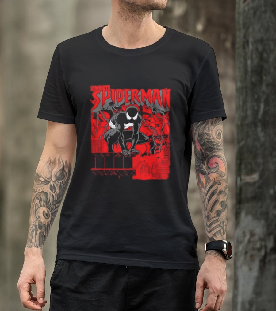 Symbiote Spider Man Marvel Venom Black Suit Comic T-Shirt