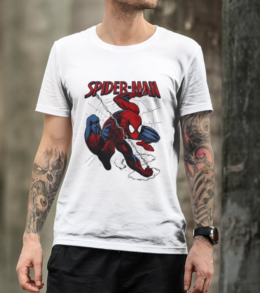 SPIDER MAN Marvel Superhero Man Spider Peter Parker Web Slinger T-Shirt