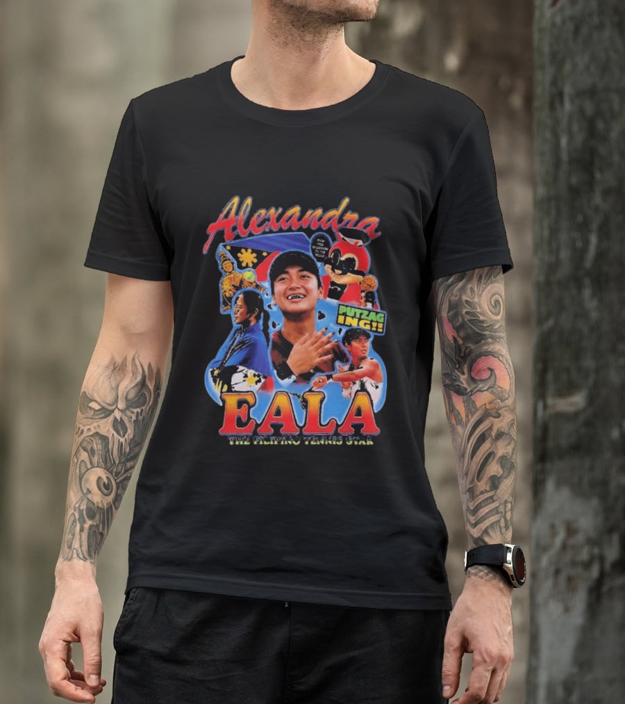 Alexandra Eala Filipino Tennis Star Putzag Ing! T-Shirt