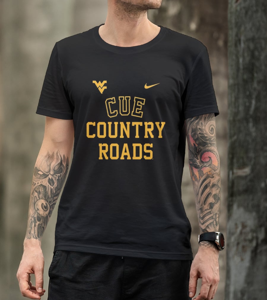 West Virginia Mountaineers CUE COUNTRY ROADS Nike T-Shirt